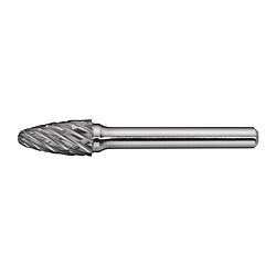 PROMAT Fraise sur tige RBF Special Steel D.12mm Tête-L.25mm Arbre-D.6mm HM -Croix T