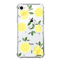 Coque iPhone 7/8/ iPhone SE 2020 anti-choc souple avec angles renforcés transparente Citrons Evetane 