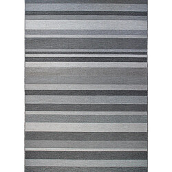 Thedecofactory LAGUNA BAY - Tapis d'extérieur/intérieur motifs lignes gris 160x230