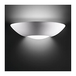 Luminaire Center Applique en plâtre Casablanca blanc 1 ampoule 10cm