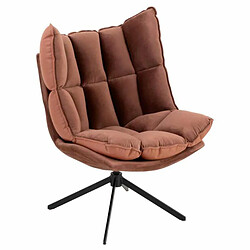 Paris Prix Fauteuil Relax sur Pied Coussin 92cm Marron Rouille