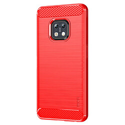 Coque en TPU MOFI antichoc, léger, texture fibre de carbone, rouge pour votre Nokia XR20