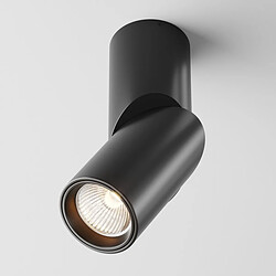 MAYTONI Downlight monté en surface noir 3000K