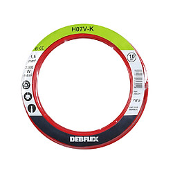 Debflex BOBINOT H07V-K 1,5 10M ROUGE