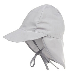 Enfants Bébés Garçons Fille Flap Sun Protection Swim Hat Cap S Gris pas cher