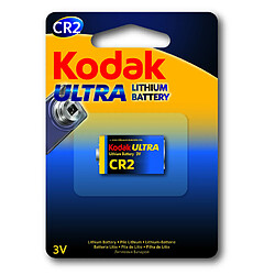 KODAK - Pile - Ultra Lithium - CR2 - à l'unité - Multicolore