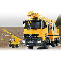 JAMARA Grue télécommandée Mercedes-Benz Arocs Liebherr 1:20 Jaune