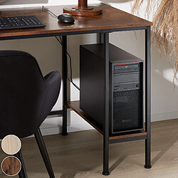 Avis Tectake Bureau informatique DONEGAL avec rangement style vintage - bois foncé industriel