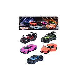 Voitures Majorette Light Racer Giftpack 5 pièces