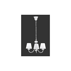 TRIO LIGHTING Chandelier Cortez Blanc Mat 3x28W E14