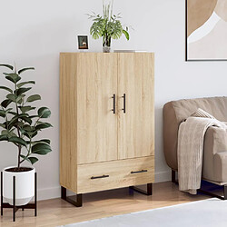 Maison Chic Buffet,Meuble de Rangement,commode pour salon,Cuisine chêne sonoma 69,5x31x115 cm bois d'ingénierie -MN81883