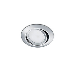 Lumière Downlight encastrable rond moderne chromé 3000K