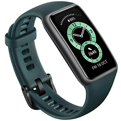 Huawei Band 6 Montre Connectée 1.47" AMOLED Écran Tactile Tracker d'Activité Capteur de Fréquence Cardiaque Capteur de Position Vert