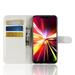 Acheter Etui en PU flip blanc pour votre Huawei Mate 20 Lite