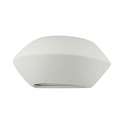 Luminaire Center Applique murale Foden Céramique blanc 1 ampoule 14cm