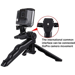 Acheter Wewoo Pour GoPro HERO5 / 43163 noir + / 3/2/1, SJ4000, Appareils photo numériques, Charge max: 2kg Support de trépied pliable Grip avec adaptateur et vis