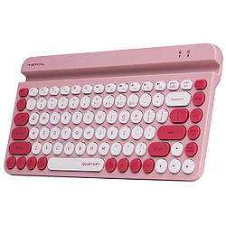 Clavier A4TECH FSTYLER FBK30 Raspberry 2.4GHz+BT (Silencieux) 