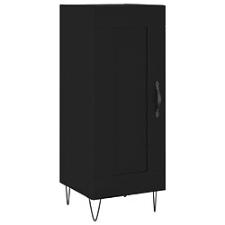 Acheter vidaXL Buffet haut Noir 34,5x34x180 cm Bois d'ingénierie