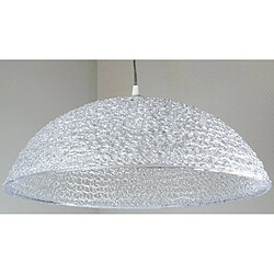 Avis Corep Suspension Dome Lustre Abat jour dentelle acrylique transparent Plafonnier deco