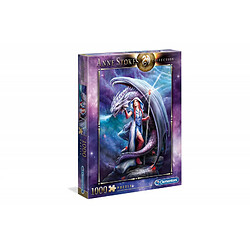 Puzzle 1000 pièces Clementoni Anne Stokes Dragon Mage 