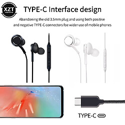 Acheter GUPBOO Écouteurs filaires Usb Type C pour Samsung Galaxy Note S9 S8 S10 Plus S20 Casque antibruit super casque avec micro