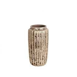 Vase Romimex Beige Céramique 30 x 30 x 15 cm 15 x 30 x 15 cm