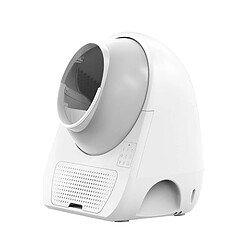 Bac à litière pour chat Catlink Luxury pro-X - capacité de 57L capacité des toilettes 13L durée 21 jours connexion wifi - Blanc