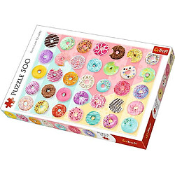 trefl- Puzzle Beignets sucrés 500 pièces, 37334, Multicolore 