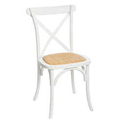 Atmosphera, Createur D'Interieur Chaise style Bistro Blanc BISS 