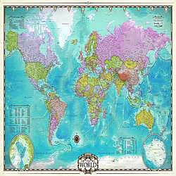 Eurographics Carte du Monde Puzzle (2000 pièces)