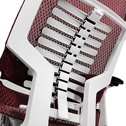 Avis Chaise de bureau / Fauteuil de bureau DYNAFIT WHITE tissu maille rouge hjh OFFICE