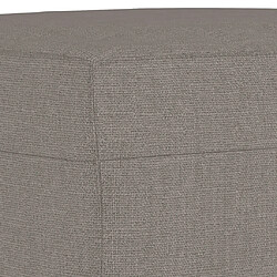 Acheter vidaXL Repose-pied Taupe 70x55x41 cm Tissu