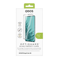 QDOS Verre Trempé pour Honor Magic 5 Lite OptiGuard Curve Transparent