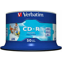 Verbatim CD-R 700 Mo certifié 52x imprimable (pack de 50, spindle)