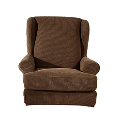 2 Ensembles Housse Canapé Élastique Fauteuil