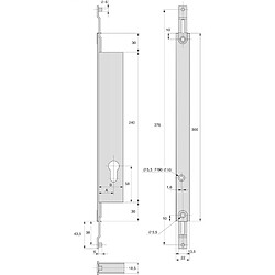 Stremler 2PTS ENGR VARIAXE 45MM