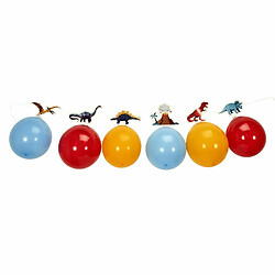 Paris Prix Guirlande de Ballons Dinosaure 25cm Multicolore 