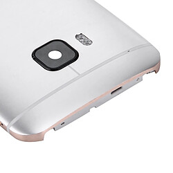 Wewoo Coque arrière argent pour HTC One M9 Couverture de boîtier arrière pièce détachée pas cher