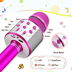 Avis Universal Fun Toys For 3-12 Year Old Girls, Microphone For Kids Karaoke Microphone(Pink)