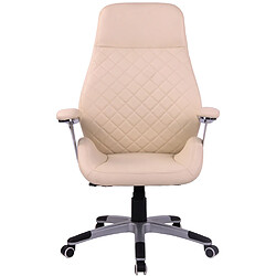 Non Chaise de bureau en simili cuir Layton