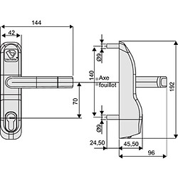 Avis Vachette Module Antipanique PREMIUM EVOLUTION PE1323 MEBC finition inox