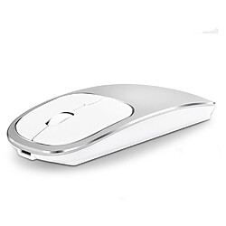 Universal Souris sans fil métallique, rechargeable, cliquable, silencieuse, USB, type C, ordinateur portable, ordinateur portable, souris ergonomique.