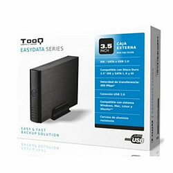 Boîtier Externe TooQ TQE-3520B HD 3.5" IDE / SATA III USB 2.0