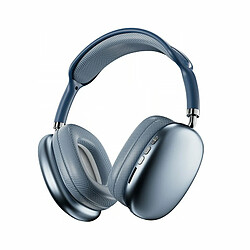 P9 Écouteurs Hi-Fi Stéréo Sans Fil Bluetooth Casque De Musique À Réduction De Bruit Avec Microphone Bleu