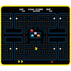 Tapis Gaming Pac-Man 82541120979 27 x 32 cm Noir