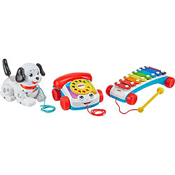 Davidson / Fisher Price Fisher-Price Coffret Cadeau Mes 3 Premiers Jouets à Tirer +12 mois Multicolore