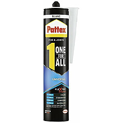 Pattex 1996234 Cartouche Fixation et Joint-One for All universal-390gr, Blanc