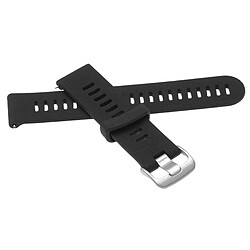 vhbw bracelet compatible avec Garmin Forerunner 645 montre connectée - 12 + 8,7 cm silicone noir 