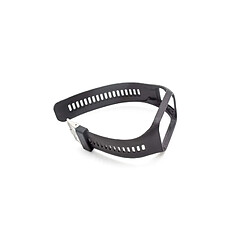 vhbw bracelet TPE 24.5cm compatible avec TomTom Adventure, Golfer 2, Runner 2, Runner 3, Spark, Spark 3 montre connectée - noir 