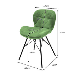 Acheter ML-Design Lot de 8 chaises Chaise de salle à manger Chaise de cuisine Chaise de salon